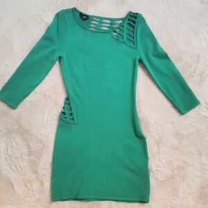 5 /$25 BeBe Sexy Green Dress Medium